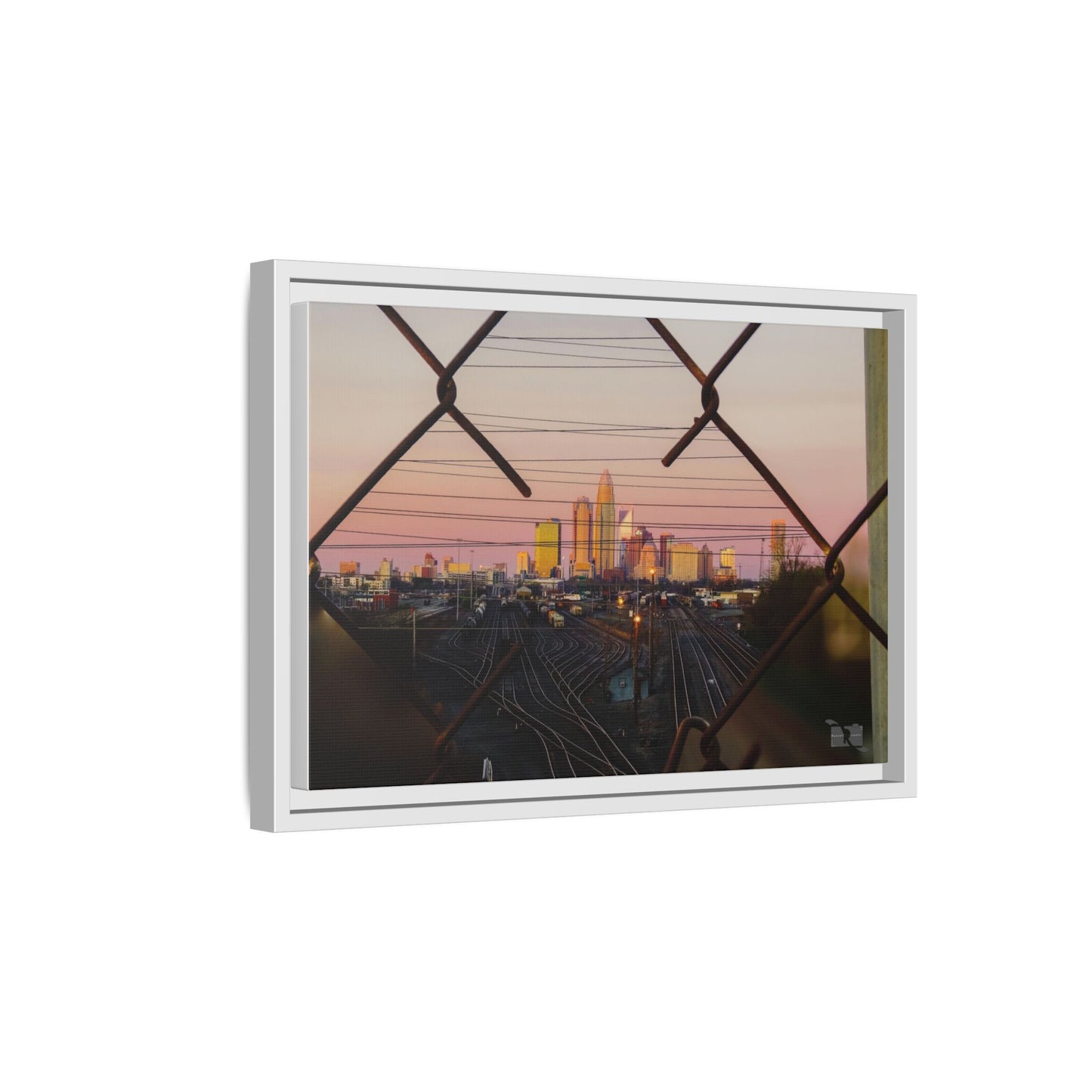 Charlotte Framed in Fence