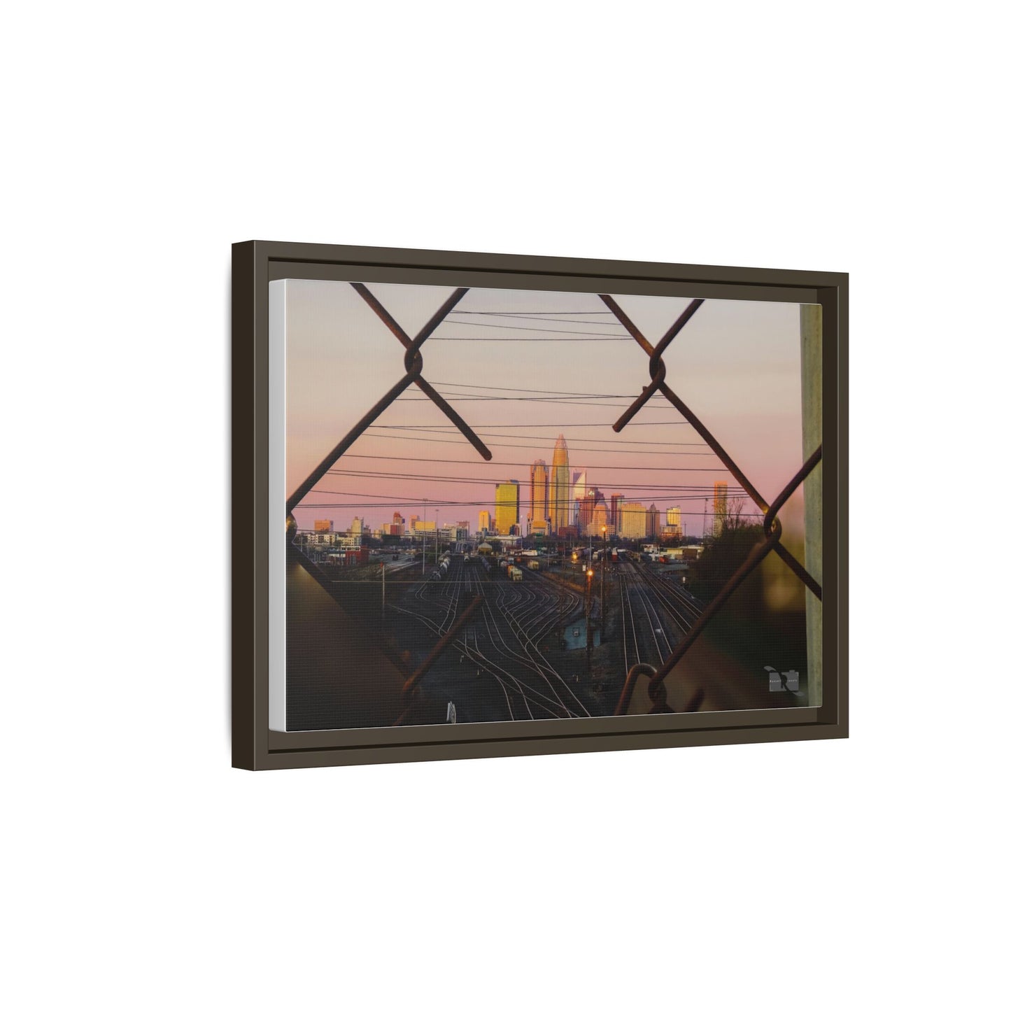 Charlotte Framed in Fence