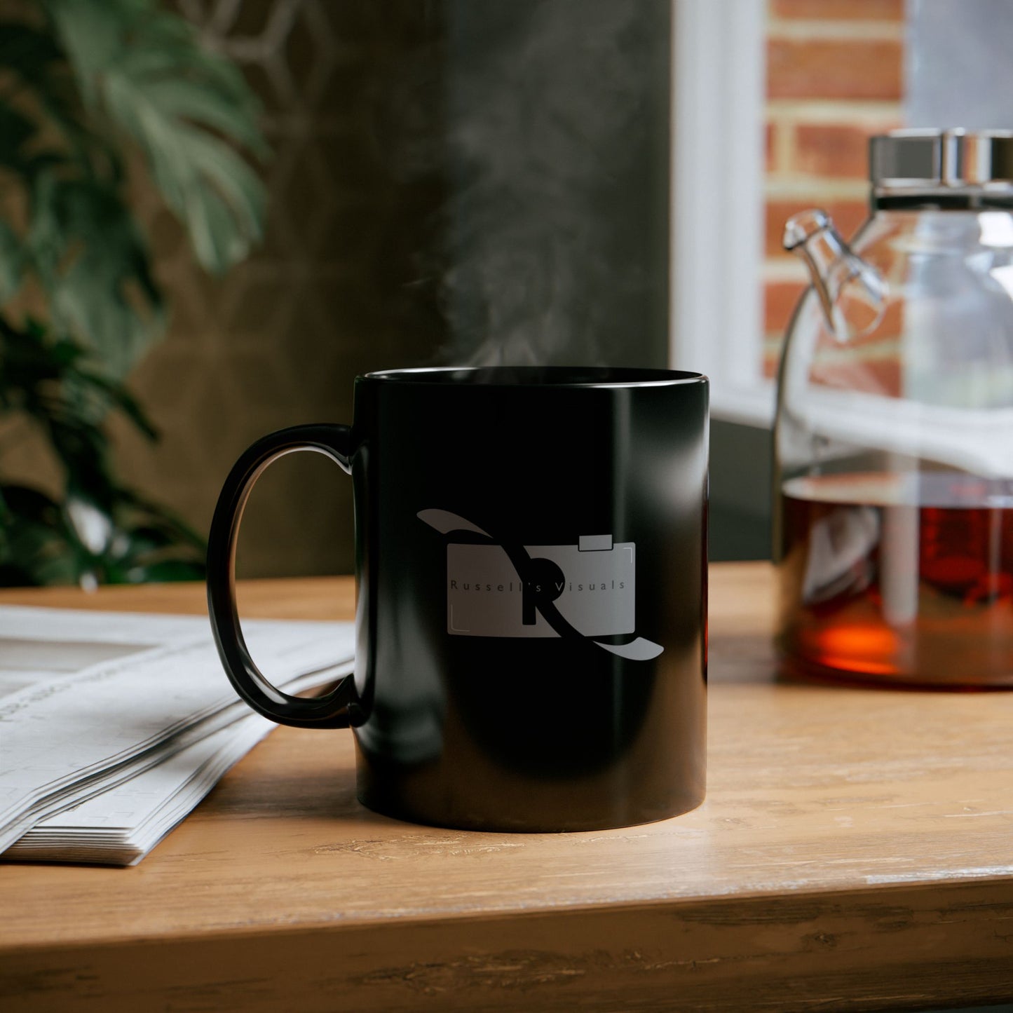 Russells Visuals Black Mug