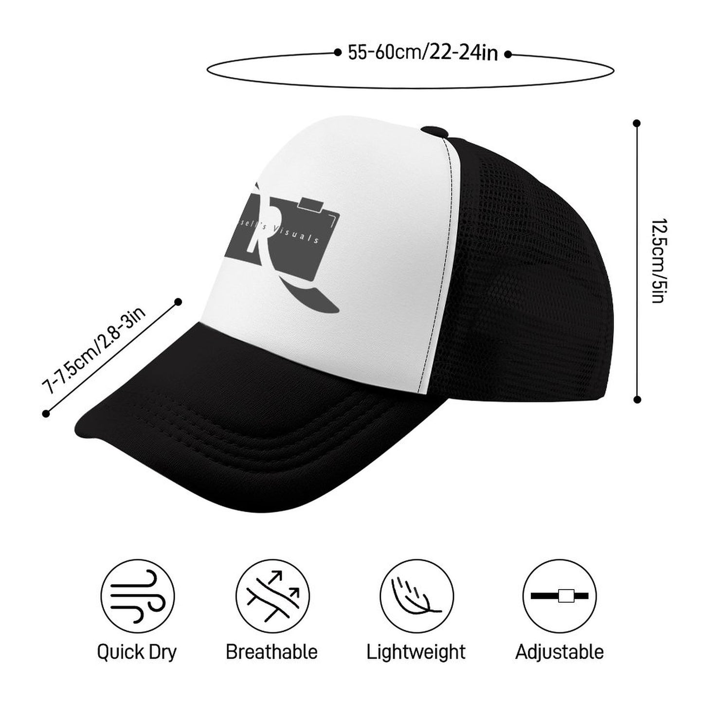 Russells Visuals Mesh Baseball Cap