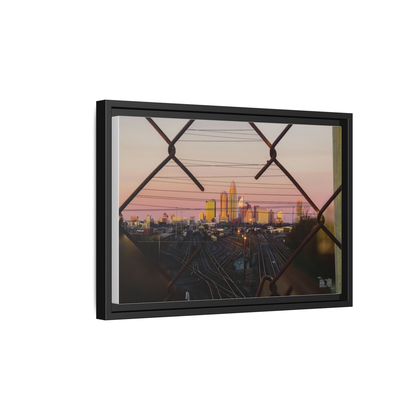 Charlotte Framed in Fence