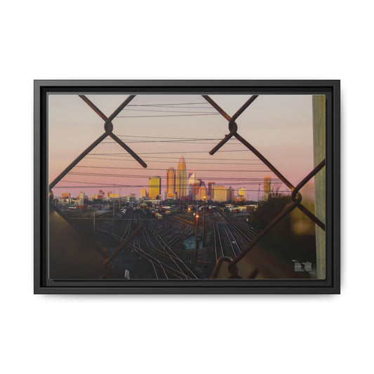 Charlotte Framed in Fence