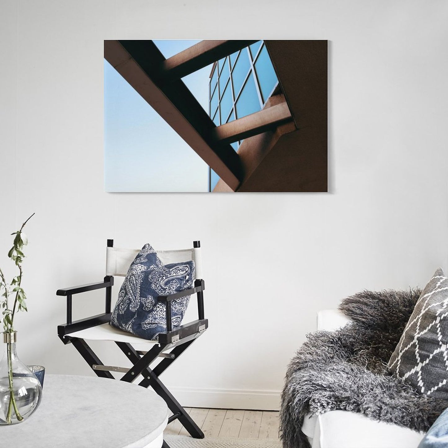 Under the shelter (Color) Print